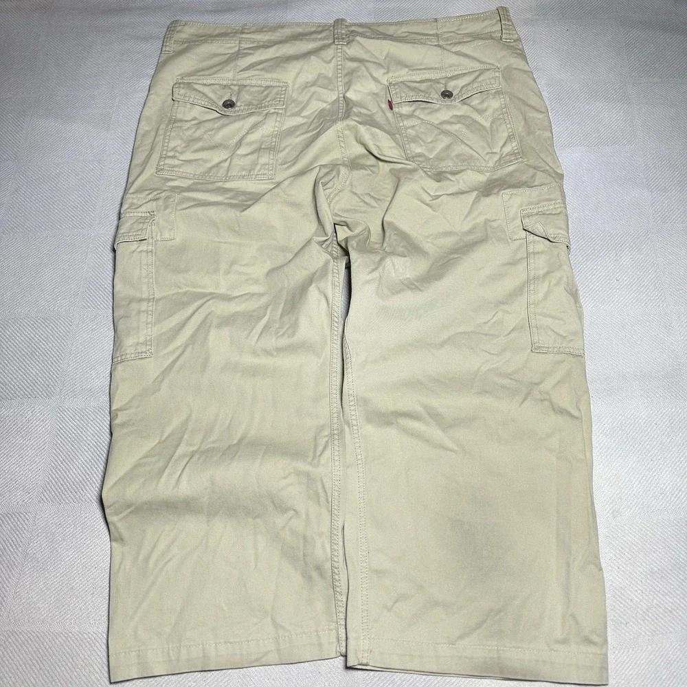 Vintage Y2K Levi's Cargo Pants Mens 42x26** Loose Straight Baggy Wide Leg Skater